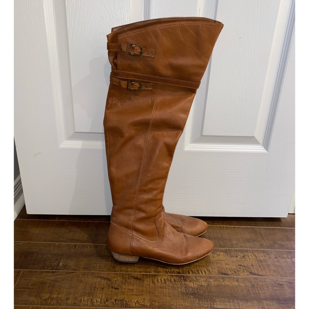 Cognac Over-The-Knee Aldo Boots